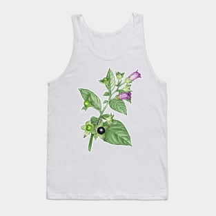 Deadly Nightshade ~ Atropa Belladonna Tank Top